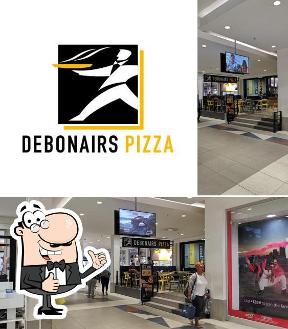 Look at the picture of Debonairs Pizza