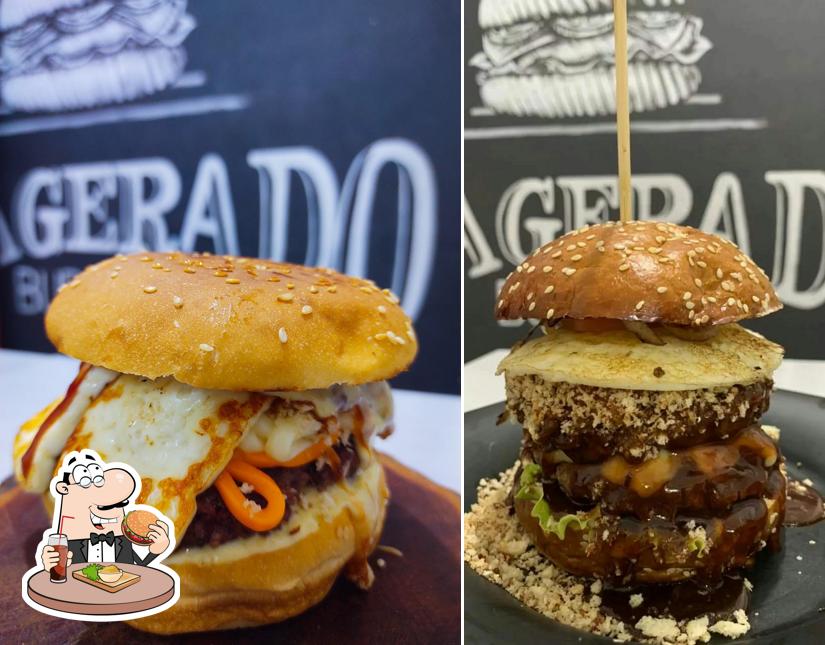 Os hambúrgueres do Exagerado Burger irão saciar diferentes gostos