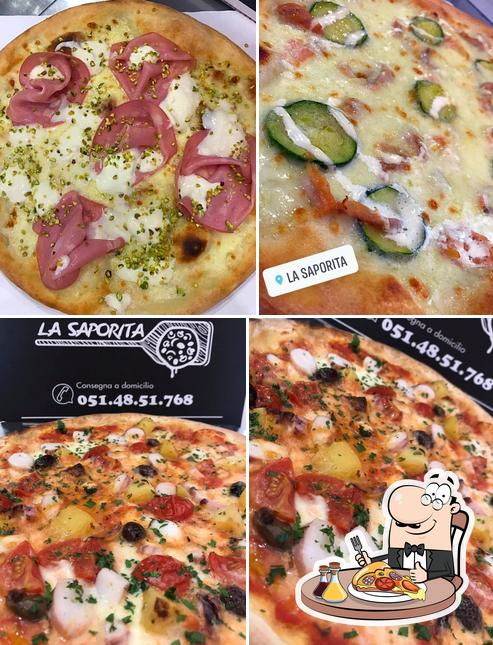 A La Saporita (Centro commerciale Stellina), puoi assaggiare una bella pizza