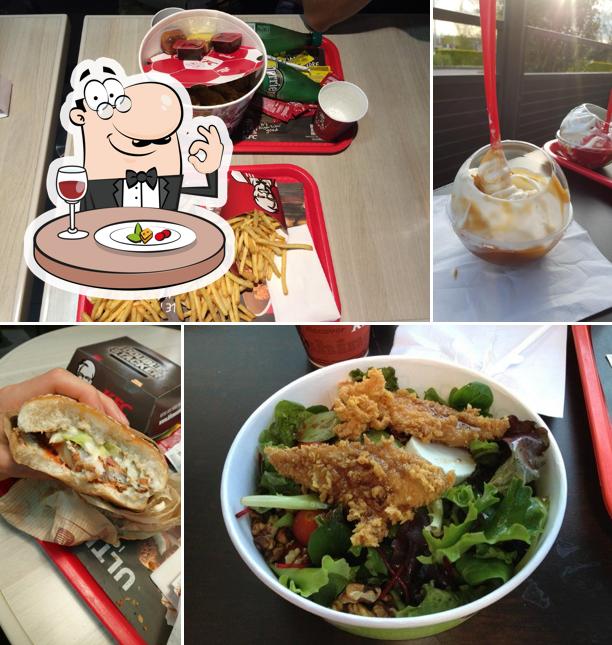 Kfc fast food, Limoges, Avenue Louis de Broglie - Restaurant menu 