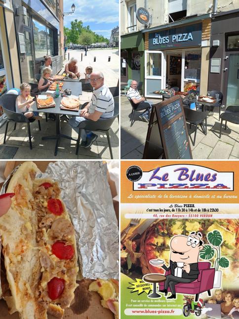 L'intérieur de Le Blues Pizza