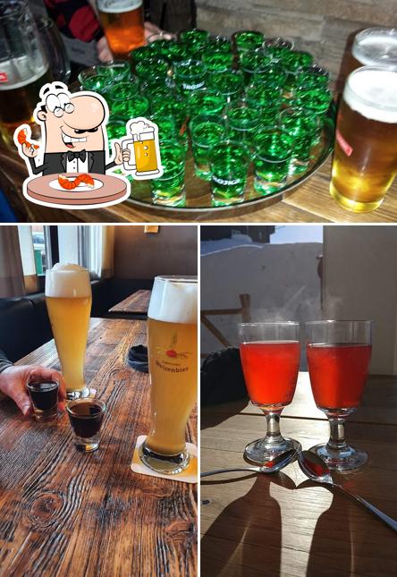 Puoi prenderti un rinfrescante bicchiere di birra chiara o scura