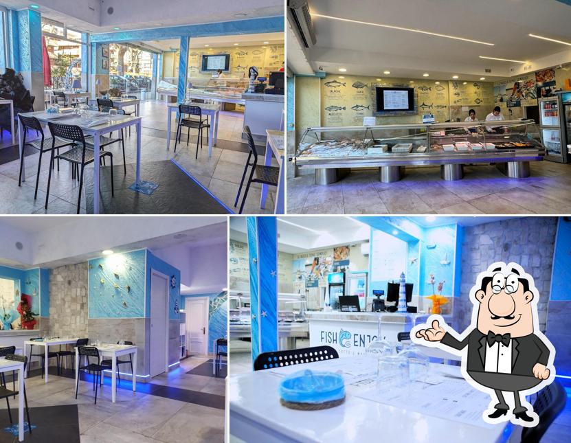 Gli interni di Fish Enjoy - Ristopescheria