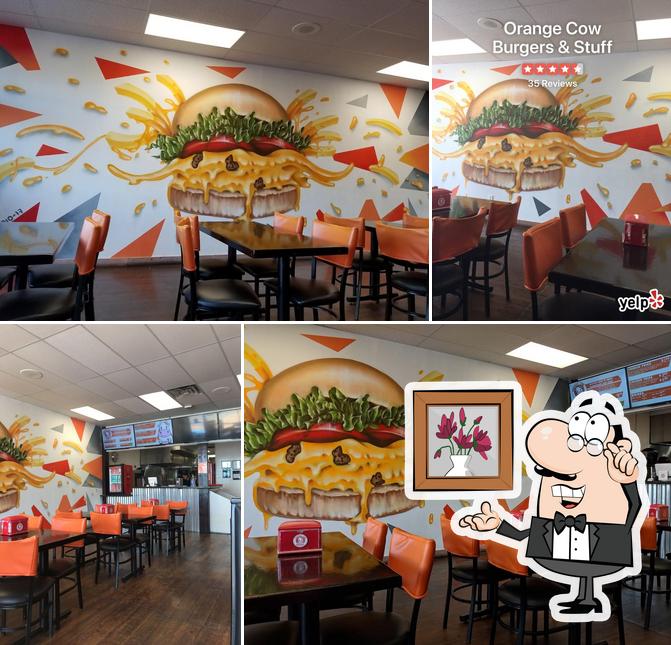Check out how Orange Cow Burgers looks inside