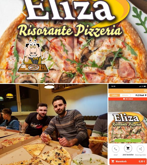 Kostet eine Pizza bei Pizzeria Eliza Regensburg