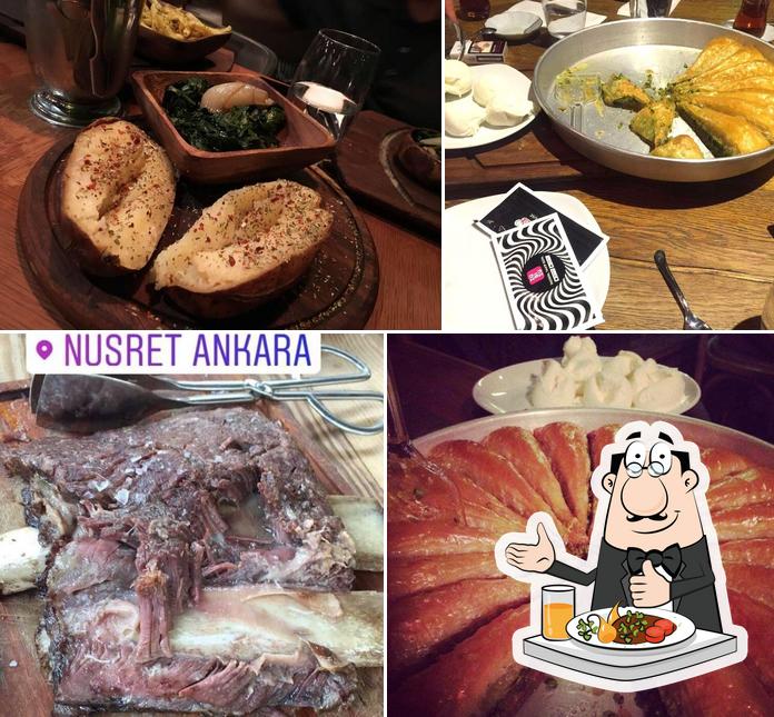 Comida en Nusr-Et Steakhouse Ankara
