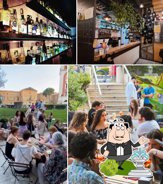La immagine di esterno e interni da Fauno 3.0 aperitivo cocktail bar
