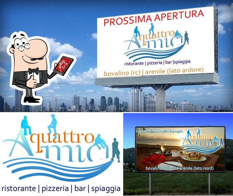 Guarda questa foto di Quattro Amici - ristorante | pizzeria | bar | spiaggia