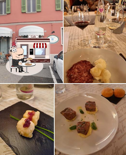 Goditi la vista dall'area esterna di Osteria Giosano