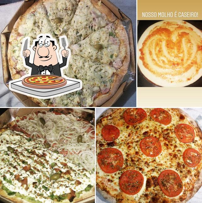 Escolha pizza no Disk Della Pizza