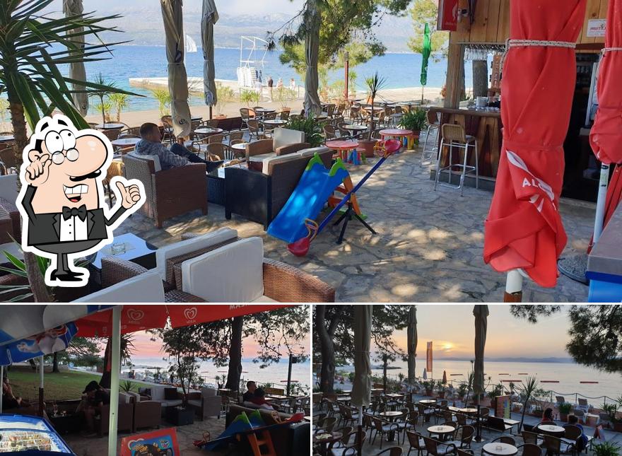 Gli interni di Beach Bar Nautilius