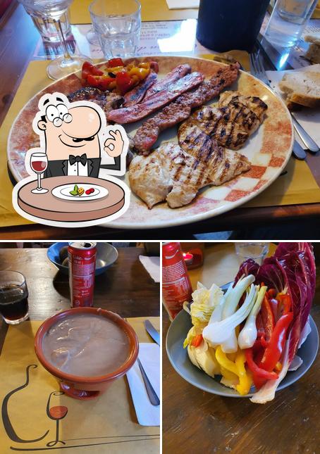 Tra le diverse cose da La Cantina di Sonia si possono trovare la cibo e bevanda