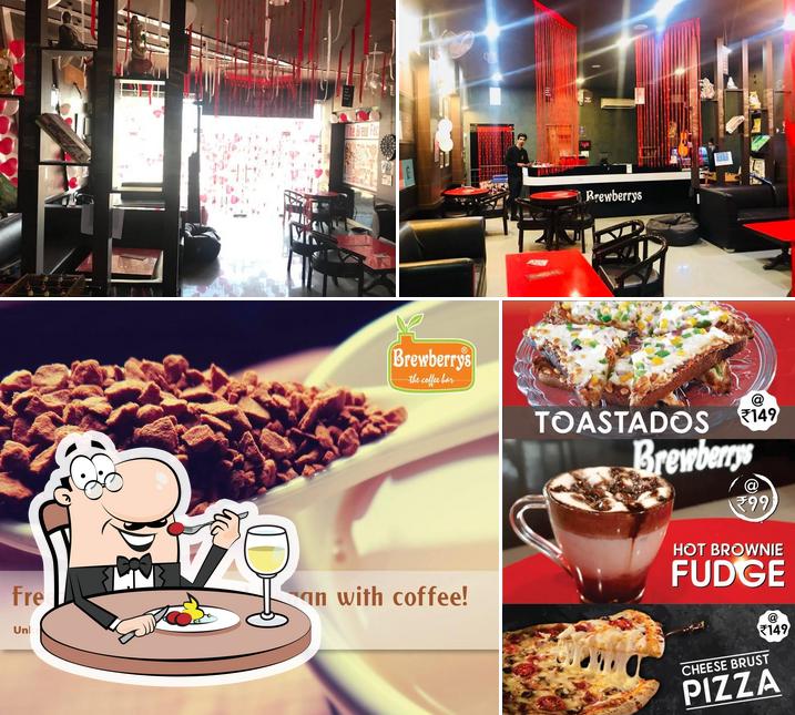The Brewsberry Cafe is distinguished by food and interior