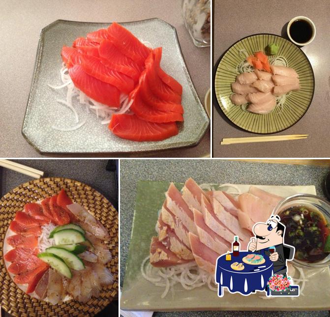 Сашими в "Chikara Sushi"