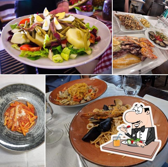 Cibo al Ristorante Pasta e Vino