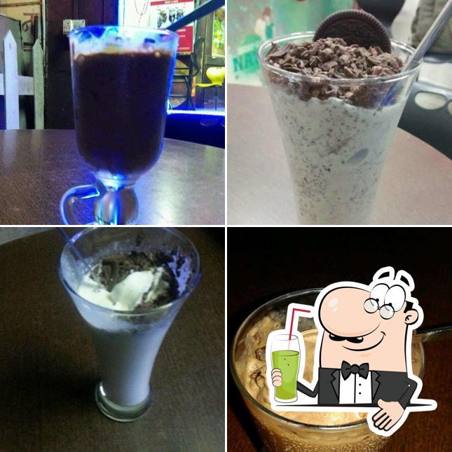 Enjoy a drink at Cafe Chokolade