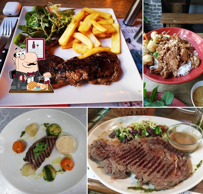 Prenez des repas à base de viande à Au Père Rousseau