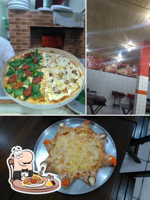 Escolha pizza no Pizzaria Apreciatta