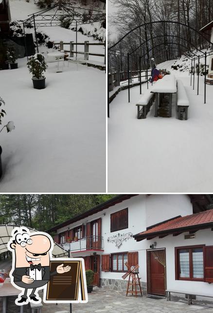 Gli esterni di RISTORANTE BAITA PIANA ROVEI