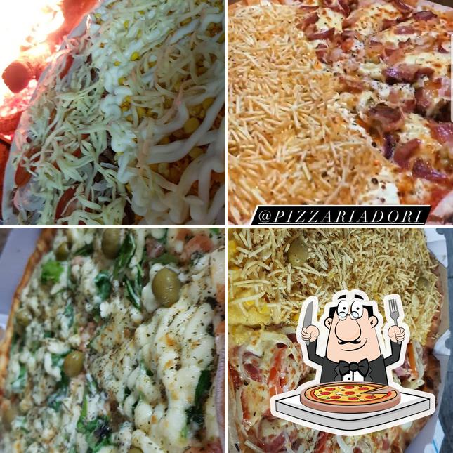Experimente pizza no Dorigo's Pizzaria e restaurante