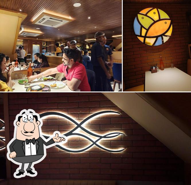 The interior of Surmai Coastal Cuisine