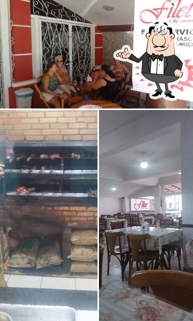 Veja imagens do interior do Filet Bar e Restaurante