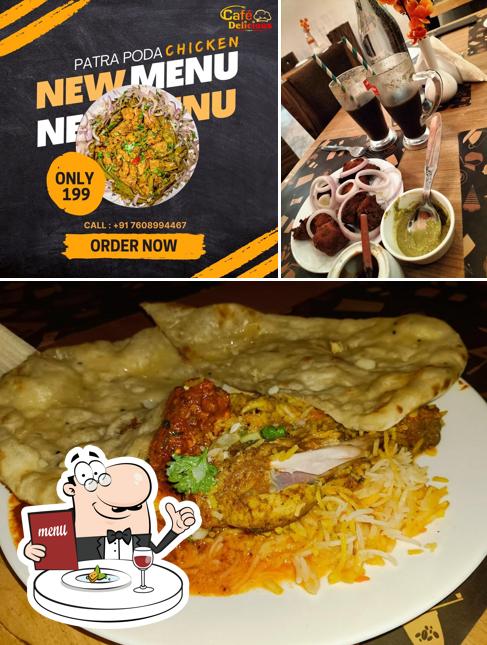 The restaurant's food and beverage