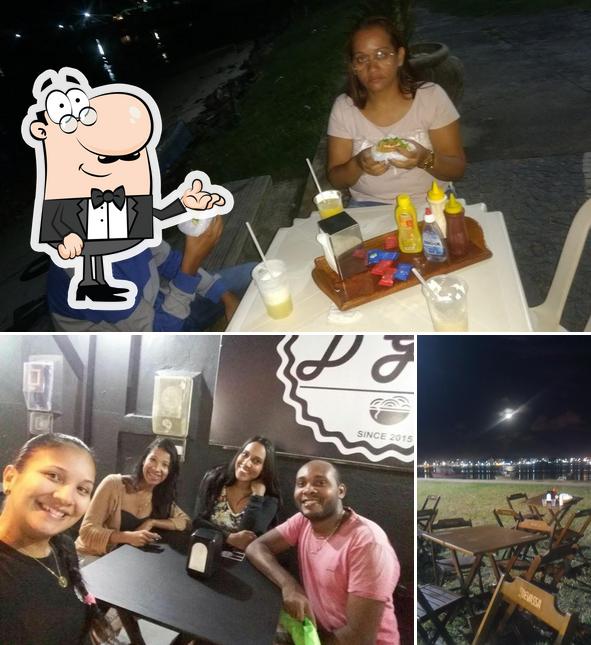 O interior do D'Gust food truck
