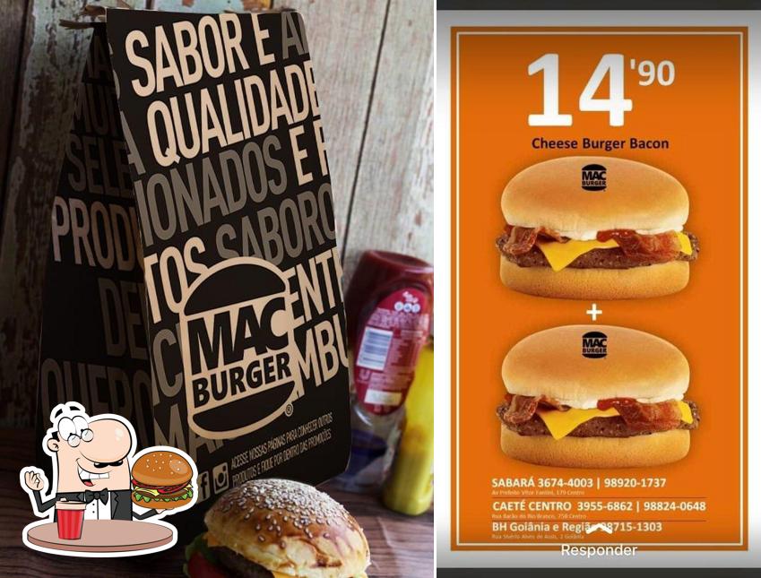 Consiga um hambúrguer no MacBurger Caeté MG