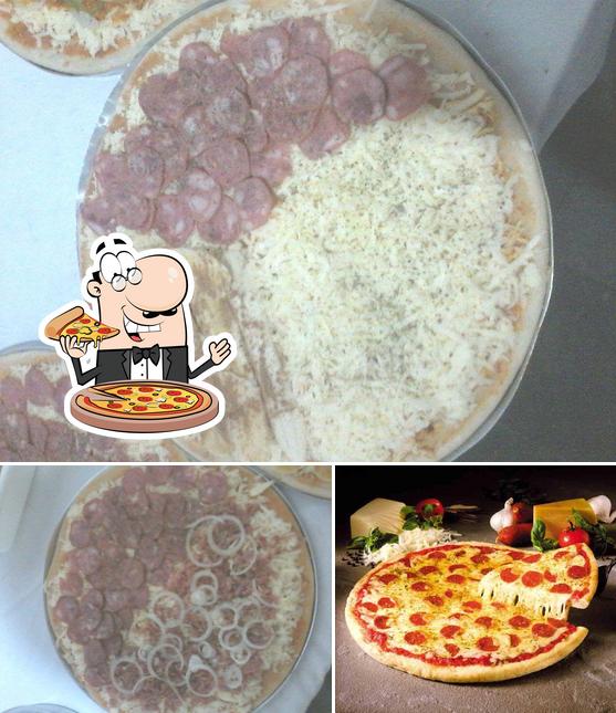 Escolha pizza no Miranda Pizza