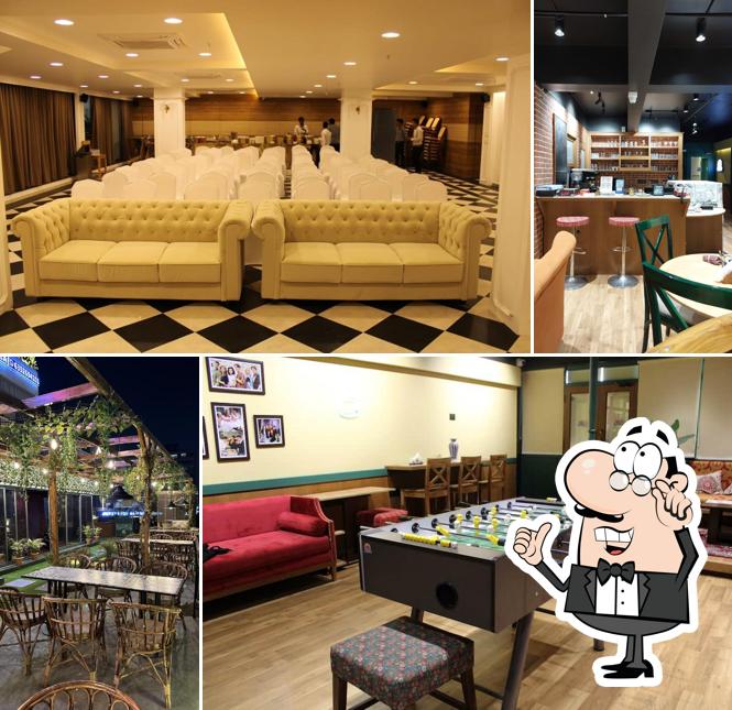 The interior of Space6 multicuisine restaurant & banquet