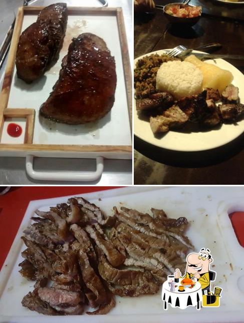 Platos en Carne com Mandioca