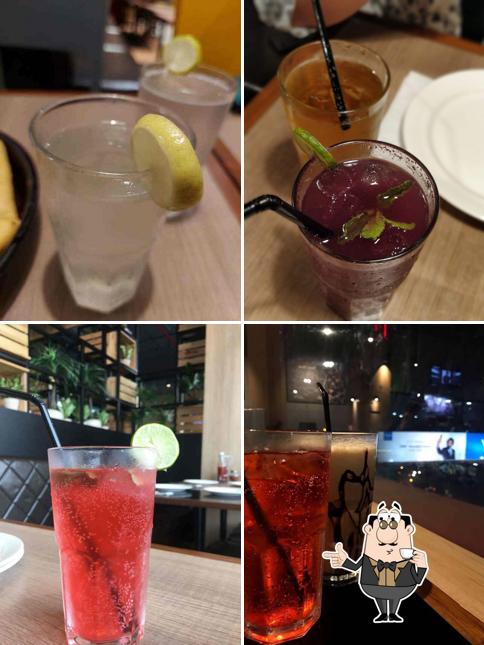 Try out different drinks provided by Pizza Hut