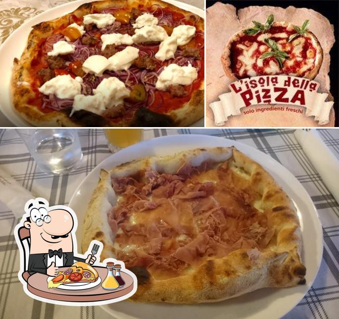 A Pizzeria L'Isola Della Pizza Di Filippi Nicoletta, puoi ordinare una bella pizza