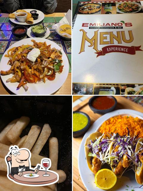 Food at Emiliano's Mexican Restaurant and Bar (North Oakland)