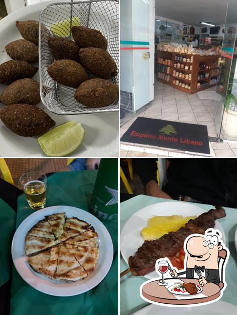 Experimente refeições de carne no Empório Monte Líbano