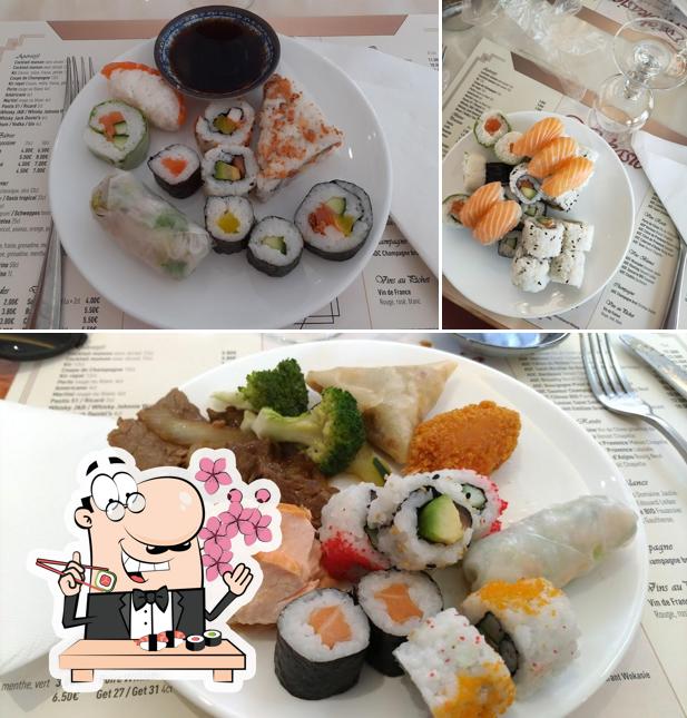 Commandez de nombreuses options de sushi