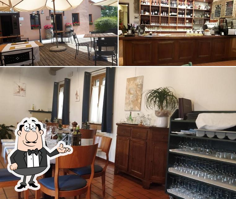 Gli interni di Ristorante Osteria Borgo Colmello