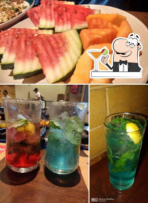 The picture of Barbeque Nation’s drink and food