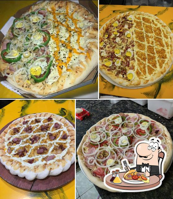 Experimente diferentes variedades de pizza