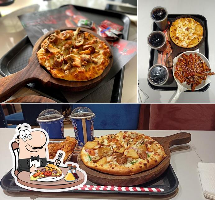 Get pizza at Grill Masters