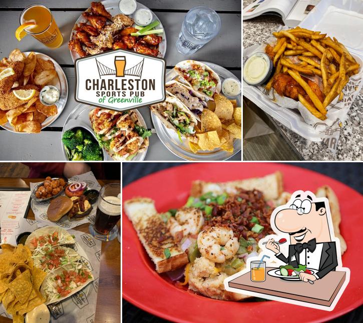 Charleston Sports Pub in Greenville Restaurant menu and reviews