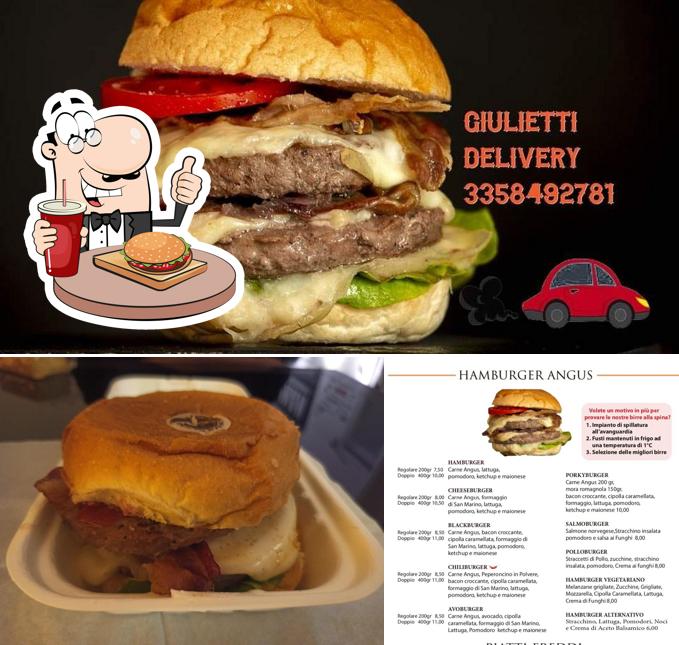 Gli hamburger di Giulietti Take Away potranno incontrare i gusti di molti