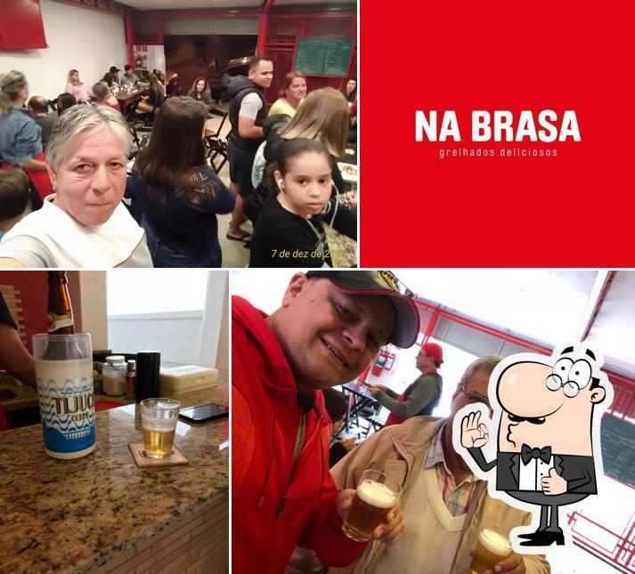 See this picture of Na Brasa