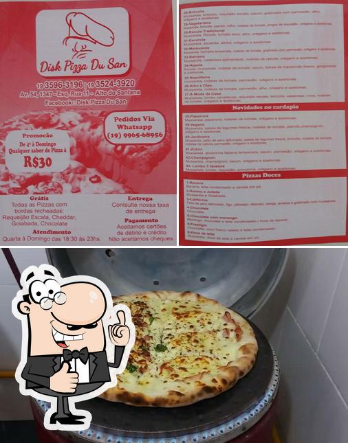 Look at this photo of Disk Pizza Du San
