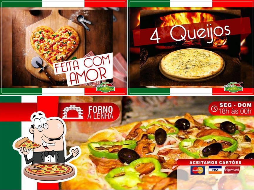 Peça pizza no Pizzaria Casa Nossa Maringá PR