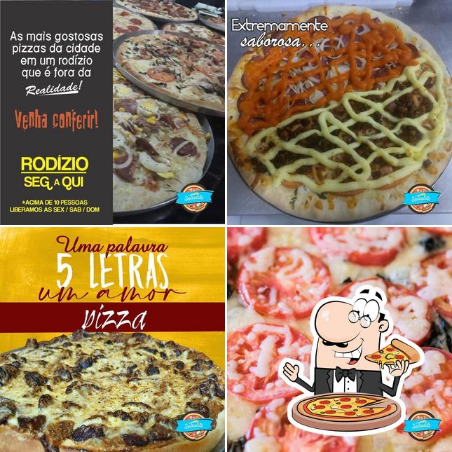 Experimente pizza no Salsalito Pizzaria