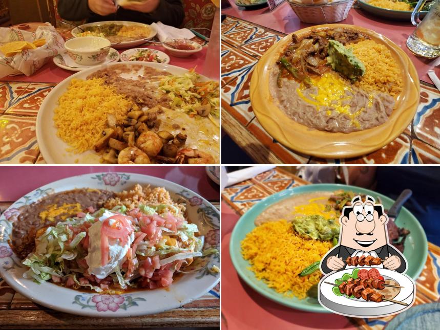 Food at Azteca Mexican Restaurants