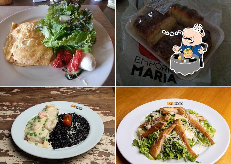 Platos en Empório Maria
