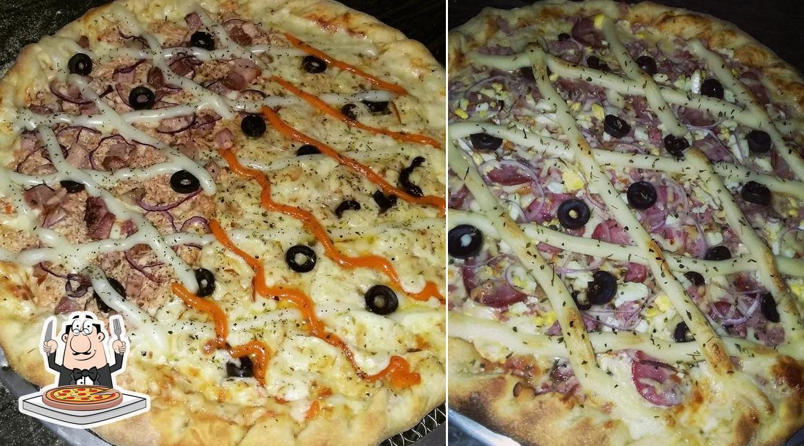 Consiga diferentes tipos de pizza